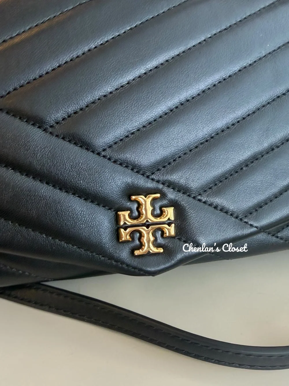 NWT Tory Burch Kira Chevron Clutch/ Shoulder Bag